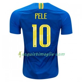 Divisa di Calcio Brasile Pele 10 Trasferta Mondiali 2018